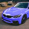 2PCS Car Front Left, Right Bumper Lip Spoiler Splitter Diffuser Body Kits Fit for BMW 3 4 Series M3 M4 F80 F81 F82 F83 2013-2020