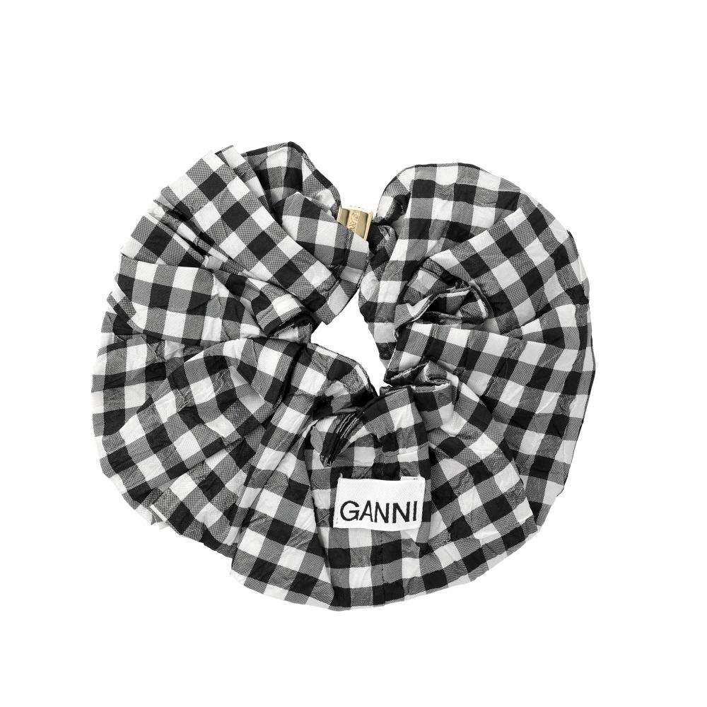 

Ganni Клетчатая резинка для волос из жатой тафты A6843 004 A6843 004