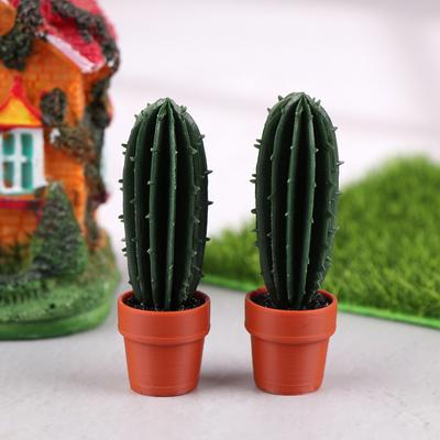 5Pcs 1:12 Random Plant Potted Model Dollhouse Miniature Garden Home Ornaments Micro Scene Decoration Toys