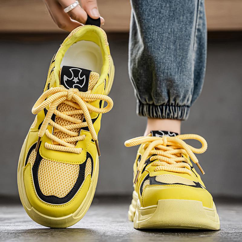 Herren Freizeitschuhe für alle Jahreszeiten Mode Skateboarden Studenten Bequeme Sneaker Jungen Trendige Schuhe mit weicher Sohle Atmungsaktiv