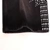 Men's Side Gradient Rhinestone Denim Shorts, Vintage Hip Hop Street Loose Drawstring Knee Length Shorts