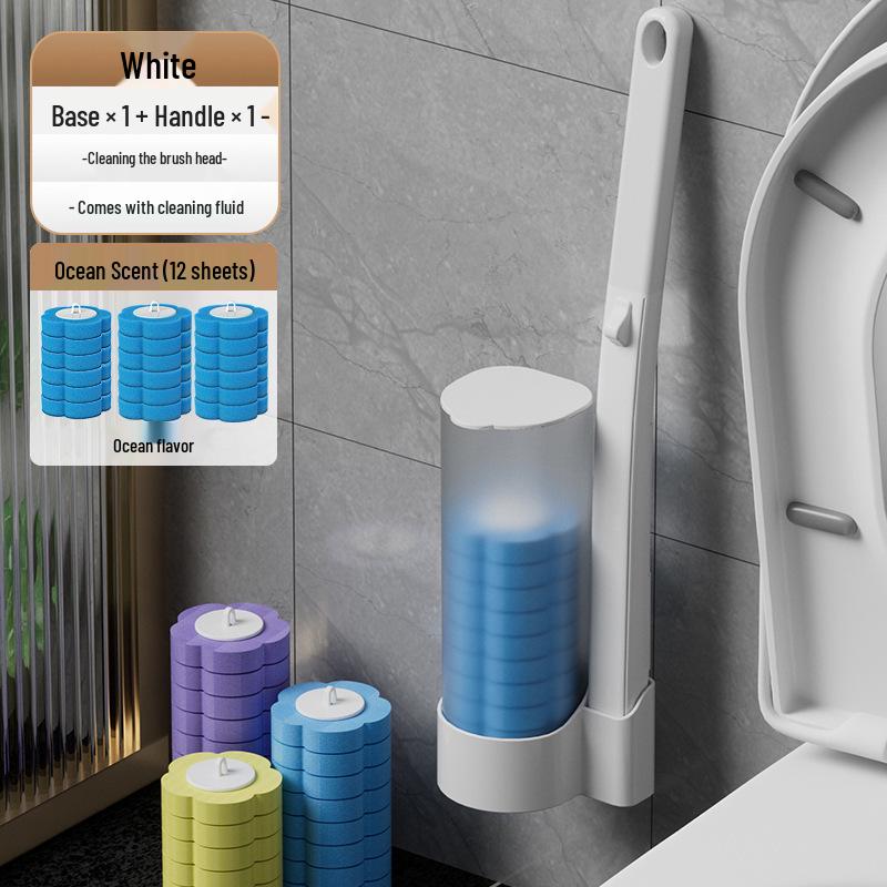 

Набор одноразовых туалетных щеток со сменной головкой - Эффективная уборка дома без мертвых зон