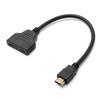 DOONJIEY 1 In 2 Out HDMI-compatible Splitter Male To Female Adapter Video Cable for PC
