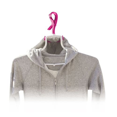 Kokubo Industries Kokubo Brilliant Folding Hoodie Hanger (Green, KL-064) for Quickly Drying Hoodies