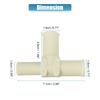 uxcell Heizungsschlauch, T-Stück, T-Rohr, Kompatibel mit Toy ota, RAV4, Passend für 2006-2008, 87248-20380, Beige, 2 Stück