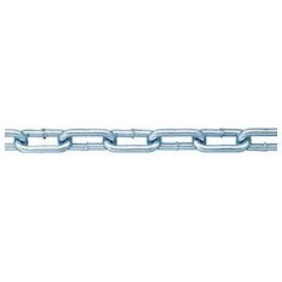 

Nissa Chain Iron Unichrome Welded Link Chain x 30m IW2055 5.5mm