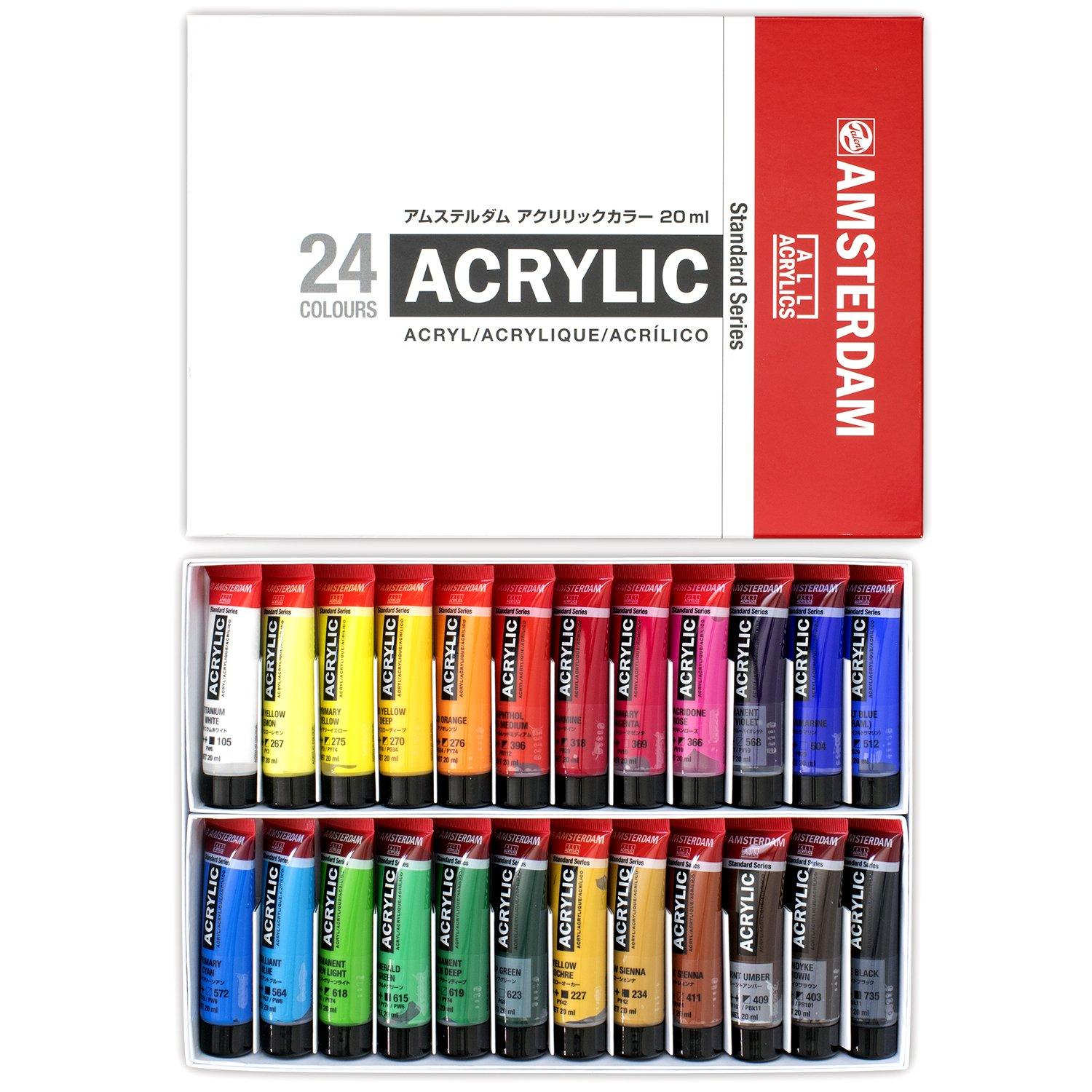 

Talence Acrylic Paint Amsterdam Acrylic Color 24 Color Set 20ml AAC-24 (No. 6)
