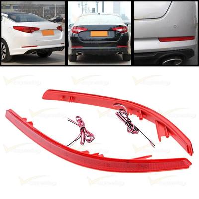 Convient pour KIA Optima K5 2011 2012 2013 Lentille rouge 44-SMD LED Réflecteur de pare-chocs arrière