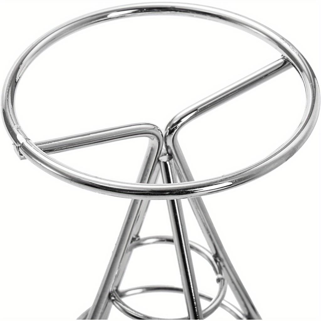 French Fries Stand with Sauce Set Rust Proof Metal Chip Cup Holder Fried Chicken Display Rack Basket Party Kitchen Supply