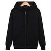 Men's Plus Size Fleece Lined Zip-Up Hoodie Jacket for Autumn/Winter