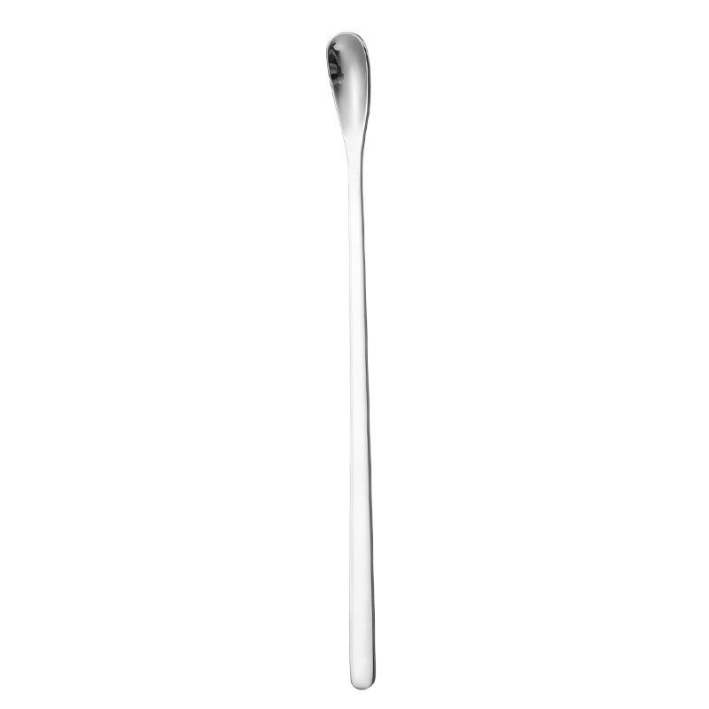 1Pc Stainless Steel Long Handle Stirring Spoon Coffee Tea Spoons Dessert Spoon Stirring Rod Tiny Spoon Kitchen Accessories