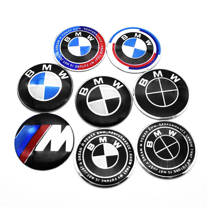 45mm 47mm Car Logo Steering Wheel Center Badge Logo Sticker For BMW E90 E46 F10 F30 E87 F20 G20 E60 E39 E92 interior Accessories RXDMV1
