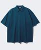 PUNCHLINE Shower Wash Collared Short Sleeve 5-Piece Set Teal Blue Wsst6220