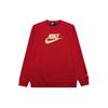 Sweatshirts Men's Red Crew Neck Moderate Regular CU4534-687
