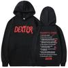 Play Dexter Morgan Harry's Code Hoodie Men's Women's Casual Oversized Sweatshirts Vintage Hooded Pullovers Streetwear