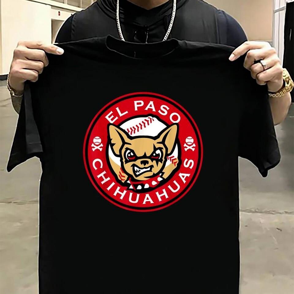 El Paso Chihuahuas Милый Чихуахуа Злая Собака Футболка Полный Размер Унисекс Футболка S