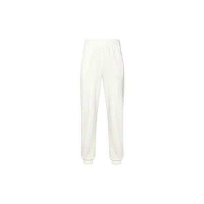 Sports Lifestyle Series Solid Color Loose Breathable Cuffed Knitted Sports Pants Women Bottoms Vanilla-White 962547313-2