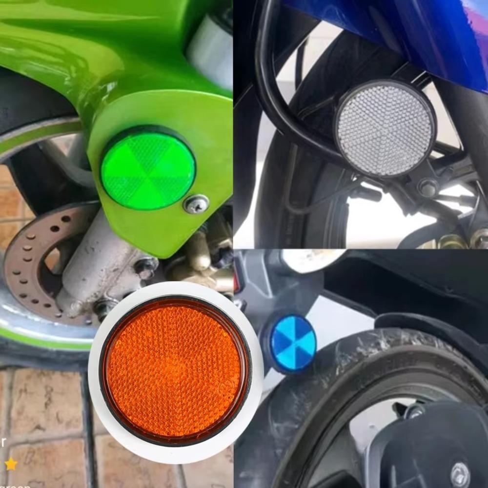 Safety Motorcycle Circular Reflector Waterproof Brake Warning Device  Car Accessories