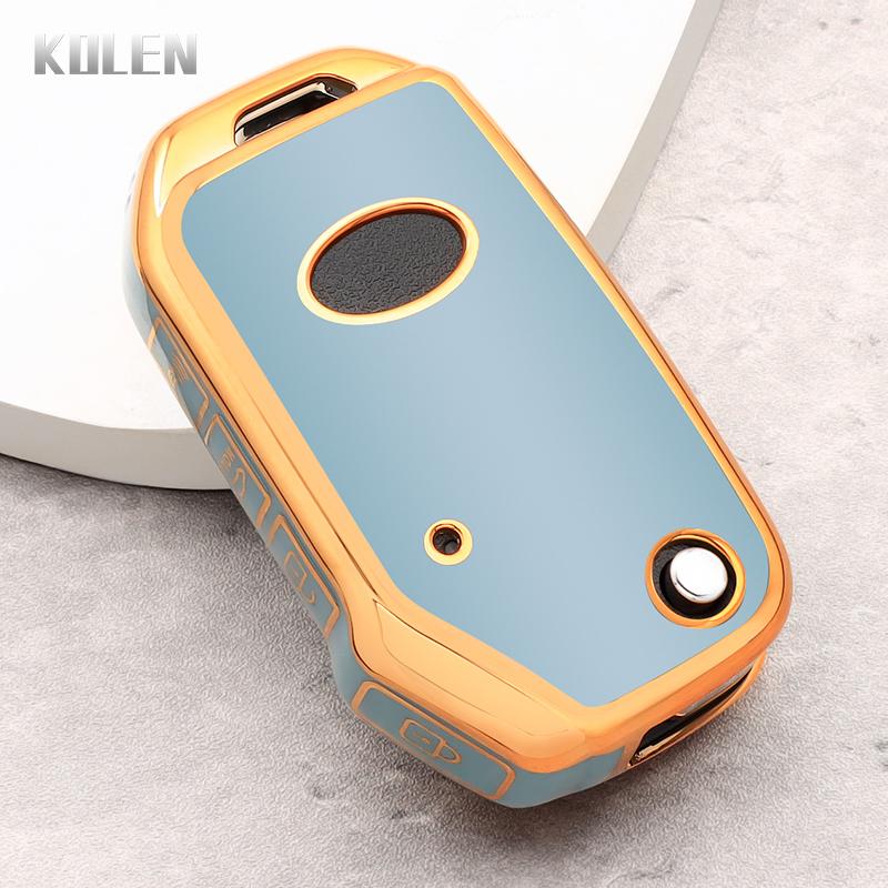 Tpu Car Flip Key Case Cover Shell Fob For Kia Sportage R Gt Stinger Gt Sorento Ceed Cd Cerato Forte   Accessories Holder