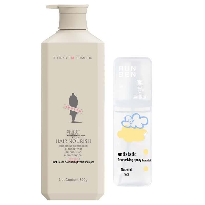 Adolph Plant-Based Repair Shampoo & Anti-Static Spray Bundle