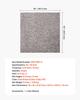 Carpet Tiles 457x457 mm, 10 Pack Carpet Square Rug Detachable & Damage-free, Self Adhesive Home Floor Soft Plush Padded for 2.1 Coverage, Easy DIY for