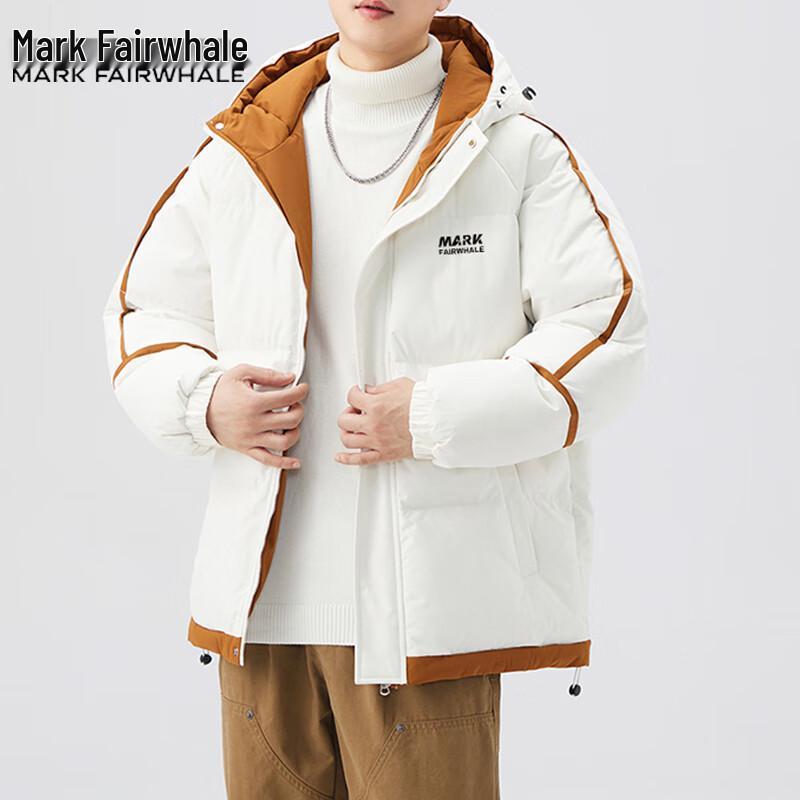 Mark Fairwhale Men's Thickened Hooded Puffer Jacket