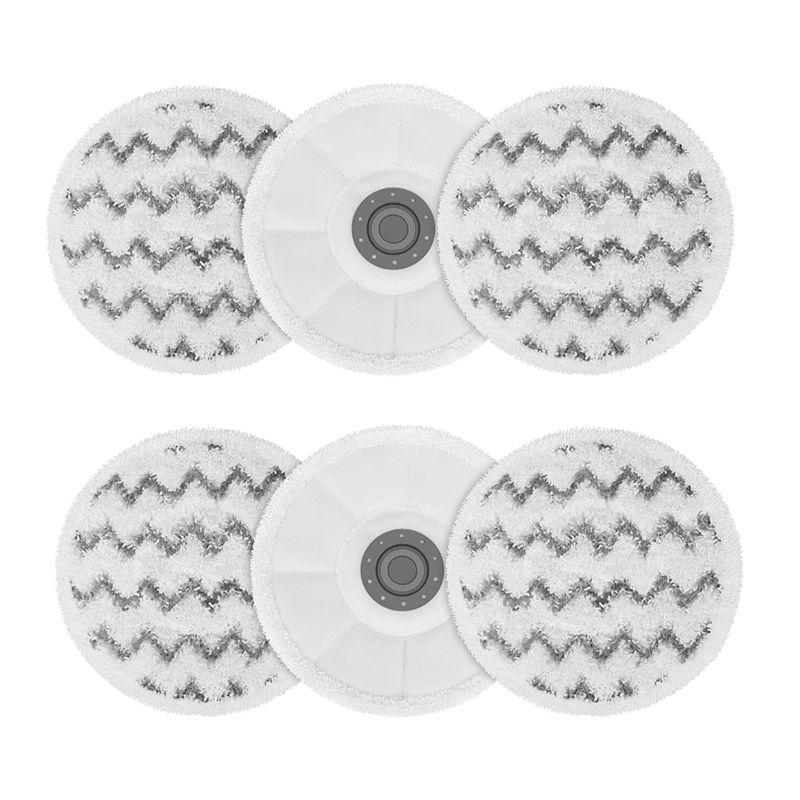 A84X-Mop Pads For Bissell Spinwave Smartsteam Scrubbing Steam Mop 3897A 3712C 3712W Rotating Mop Replacement Pads
