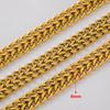 1Meter Stainless Steel Gold Plated Link Chain for Needlework DIY Men Necklace Bracelet Jewelry Making Materials Supplies No Fade