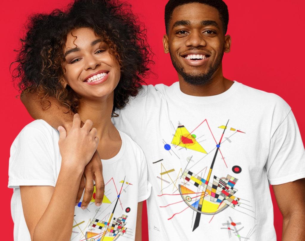 Kandinsky Art T Shirt and kids tshirt, Famous Artist Graphic Print Tee, Mothers Day Gift, Unisex Cotton Premium Tee