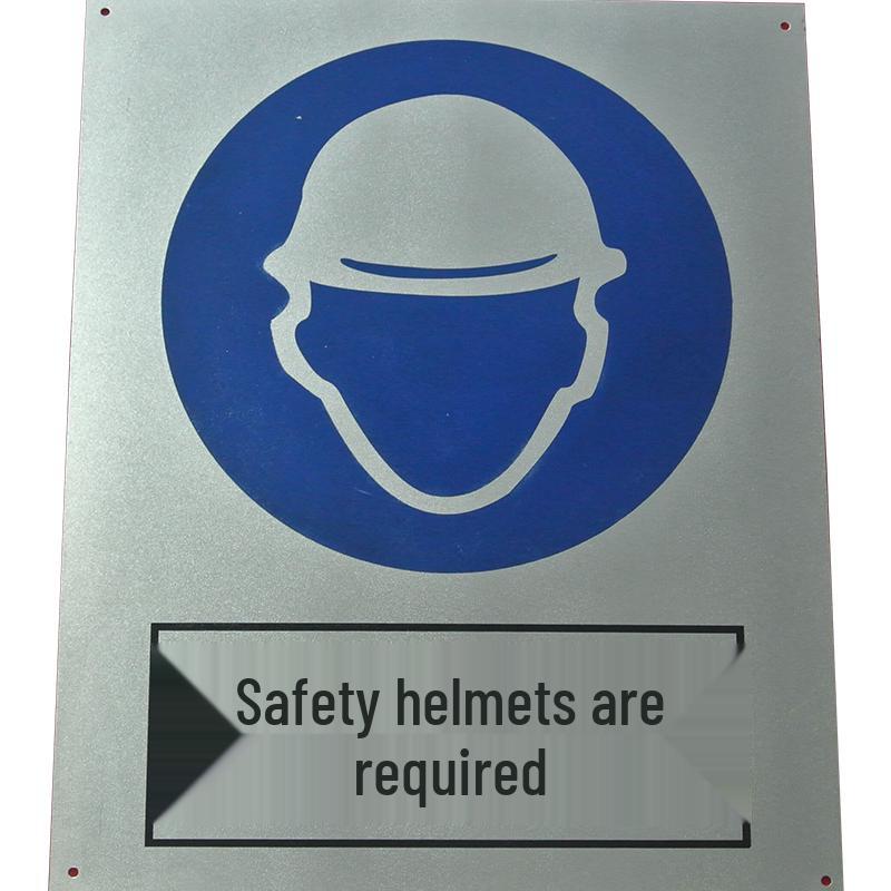 Stainless Steel Safety Warning Sign