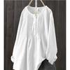 New Loose Long Sleeve Round Neck Women's Plus Size Shirt