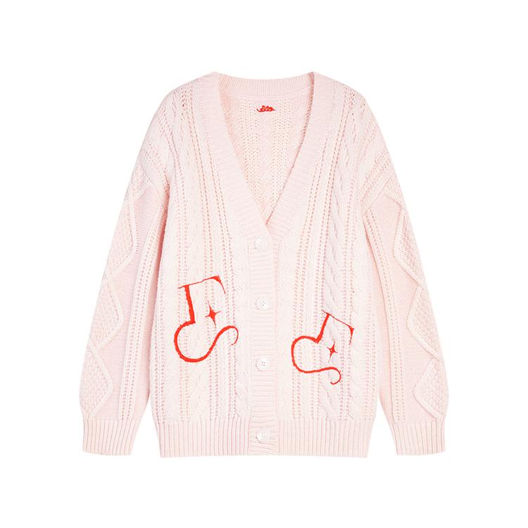 Elle Relaxed Versatile Long Sleeve Knitted Cardigan Sweater Women sweater L8WMK304