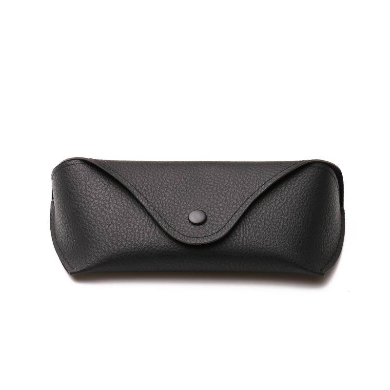 

Sunglasses Box, Pressure-Resistant Oxford Cloth Glasses Box, Lychee Pattern Black Brown Packaging Box. 16.5*7CM чёрный