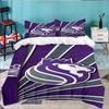 Kings Basketball Team Logo 3pcs Bedding Set,Including 1pc Duvet Cover And 2pcs Pillowcases Perfect Gift for Christmas,Ideal for Bedroom, Dormitory