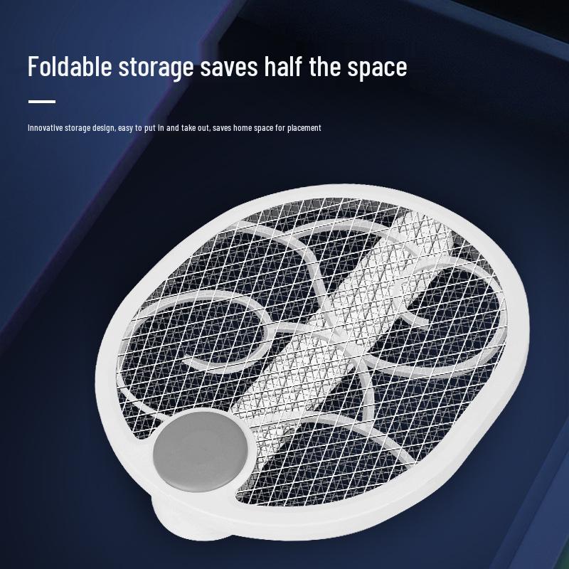 

Электрическая мухобойка и москитная ракетка с USB-подзарядкой: 3-в-1, Дизайн «Два в одном» для бытового использования USB