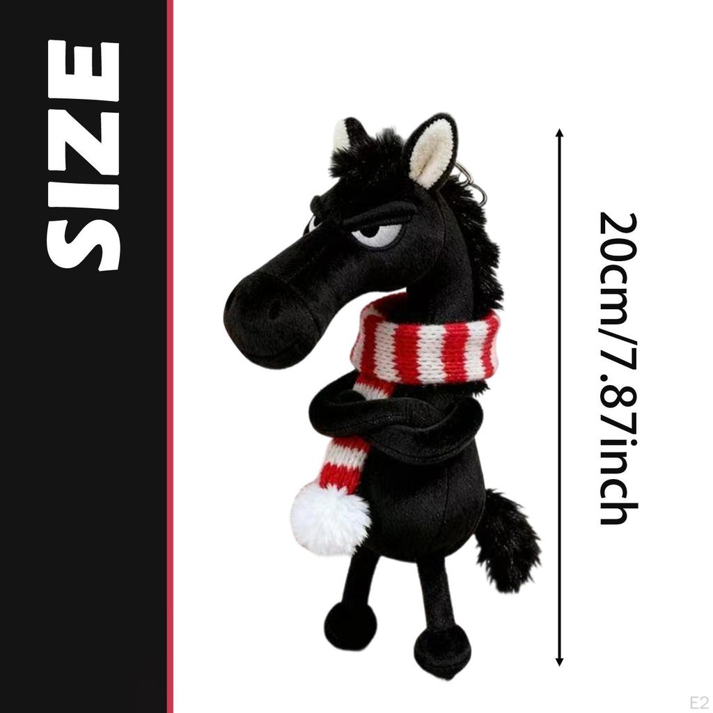 Horse Toy Keychain Decor Chinese Year Decoration