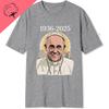 Pope Francis 19362025 T Shirt Catholic Church God Bless Pope Francis 100 Cotton Summer Graphic T Shirts Camisas Clothes