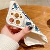 For iPhone 16 Pro 16E 15 Pro Max 14 13 12 11 Phone Case Shell Coral Turtle Pattern Anti-Fall Lens Protection Matte TPU Shockproof Soft Bumper Cover