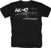 Kalashnikov AK47 Assault Rifle TShirt 100 Cotton ONeck Short Sleeve Summer Casual Mens Tshirt Streetwear