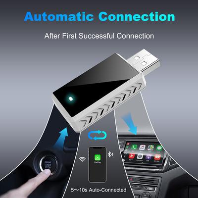 2in1 Wireless Carplay Adapter Android Auto Smart Dongle Mini Box Plug And Play For Volvo Benz Cadillac Jeep Lexus Buick VW