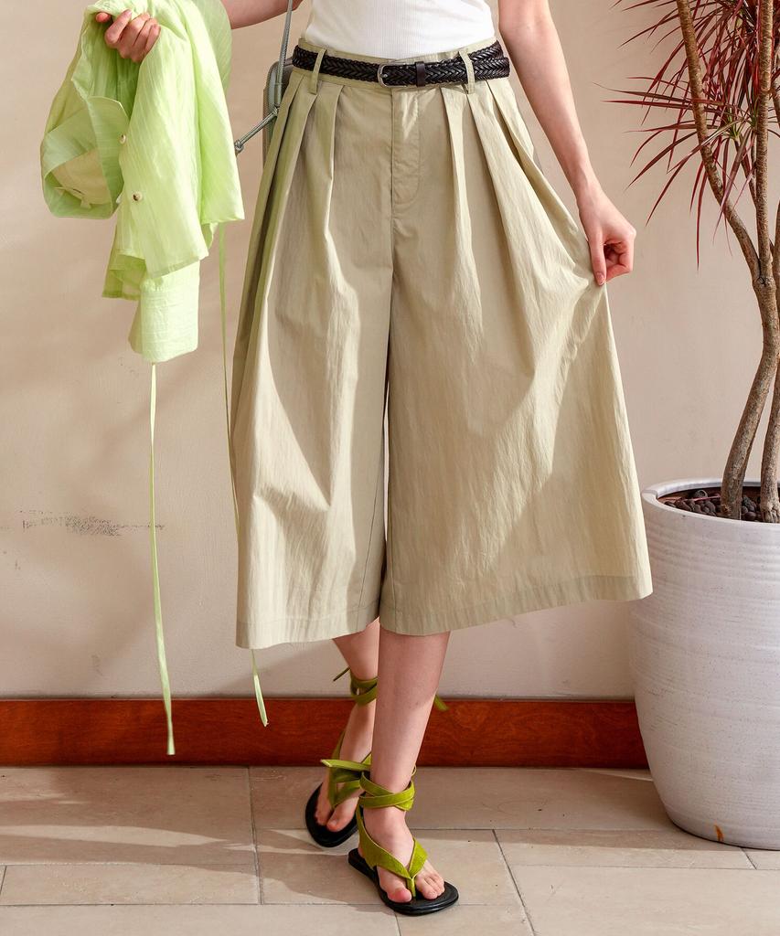 PIGMENT Three-Tuck Crinkle Pants (Hlpt260308)