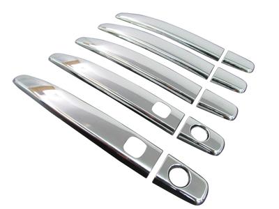 BRIGHTZ Chrome Outer Door Handle Covers for Toyota Noah (70 Series/75 Series), Half Cover Type, Smart Key Compatible [WISH-NOBU-HS-A3B2C2D3] 1303