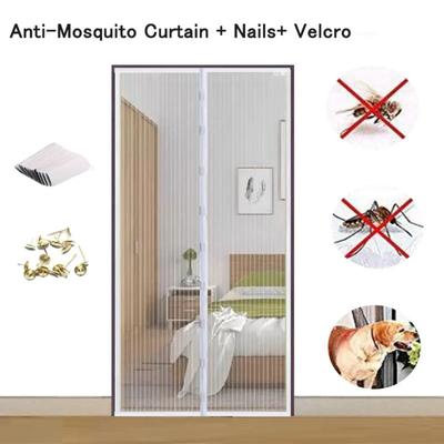 Magnetic Screen Door No Punching Anti Mosquito Insect Net Curtain for Kitchen Living Room Automatic Closing Invisible Mesh Gauze