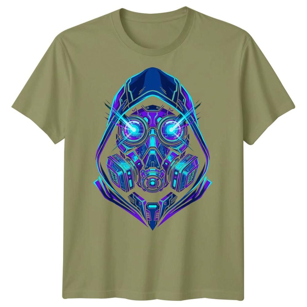 Gasmask Horror Unisexs T Shirt Toxic Mask Reaper Monster Air Graphic Tee