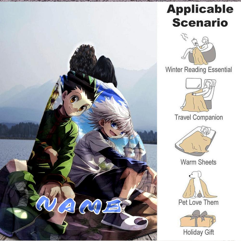 Custom 1pc Heroic Adventures Unite Blanket, Soft And Comfortable Blanket, Casual Warm, Camping Travel Blanket, Birthday Gift Q912124