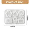Crafting Molds Silicone Charm Molds Soft Moulds Silicone Texture Flexible Silicone Moulds Gift for Hand-Making Lover