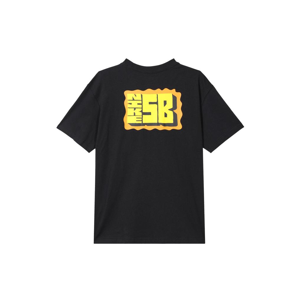 Nike Graphic Print Casual Sport Round Neck T-Shirt Men Tops Black DJ4873-010