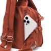 Schoolbag dual-purpose fashion backpack large capacity multi-function small travel chest backpack simple fashion women's messenger bag