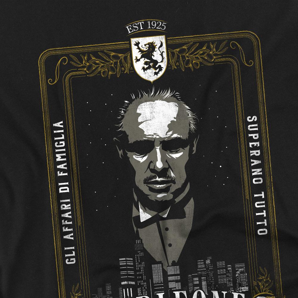 The Godfather Mens Don Vito Corleone Classic Poster T-Shirt