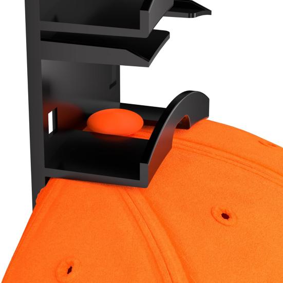 2Pcs Baseball Cap Holders Wall Mounted Hat Racks Strong Load-bearing Large Capacity Easy To Install Hat Hangers Cap Display Racks